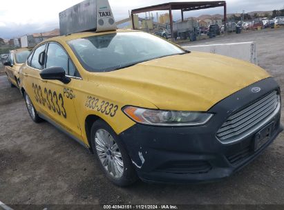 Lot #3035093584 2014 FORD FUSION HYBRID S