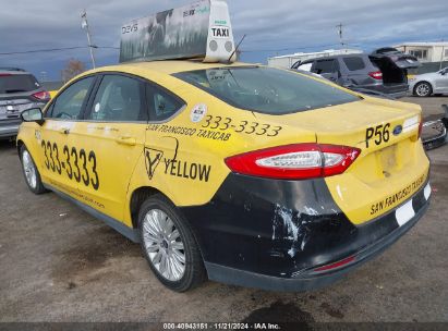 Lot #3035093584 2014 FORD FUSION HYBRID S