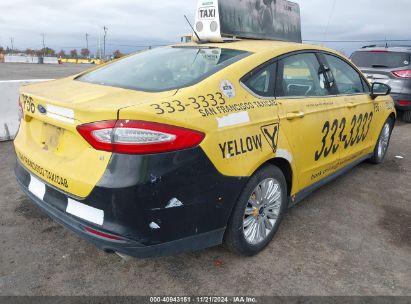 Lot #3035093584 2014 FORD FUSION HYBRID S