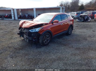 Lot #3049471432 2015 HYUNDAI SANTA FE SPORT 2.4L