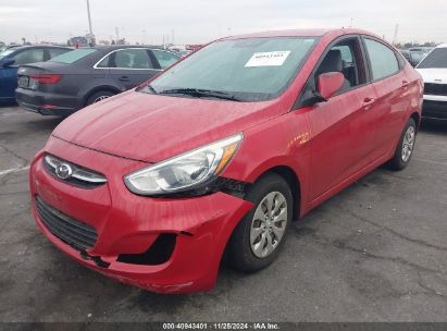 Lot #3035093580 2016 HYUNDAI ACCENT SE