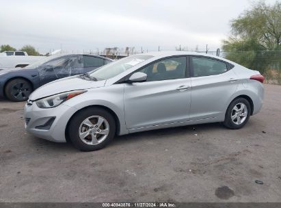 Lot #3035088987 2014 HYUNDAI ELANTRA SE