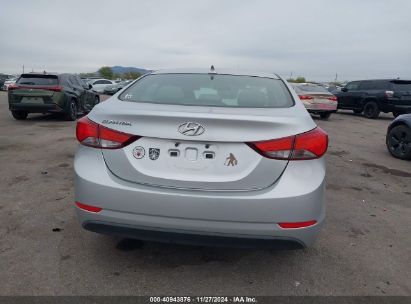 Lot #3035088987 2014 HYUNDAI ELANTRA SE