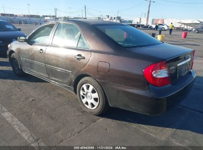 Lot #3032321651 2003 TOYOTA CAMRY LE