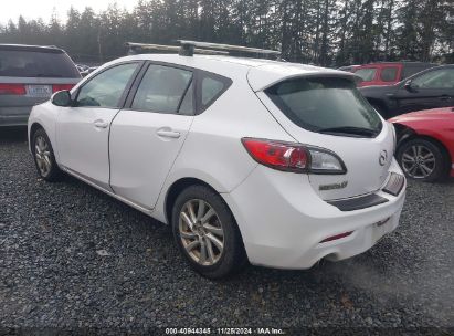 Lot #3050074306 2012 MAZDA MAZDA3 I TOURING