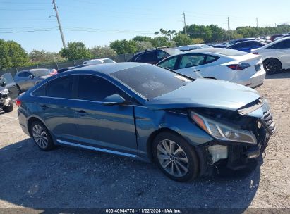 Lot #3034053329 2016 HYUNDAI SONATA SPORT