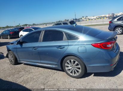 Lot #3034053329 2016 HYUNDAI SONATA SPORT