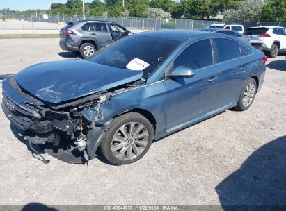 Lot #3034053329 2016 HYUNDAI SONATA SPORT