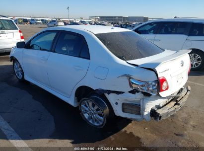 Lot #3036721996 2009 TOYOTA COROLLA S