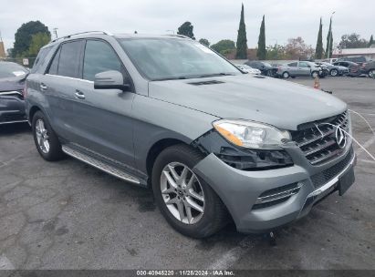 Lot #3051073782 2014 MERCEDES-BENZ ML 350 BLUETEC 4MATIC