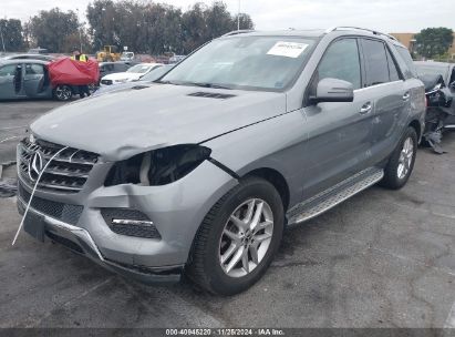 Lot #3051073782 2014 MERCEDES-BENZ ML 350 BLUETEC 4MATIC