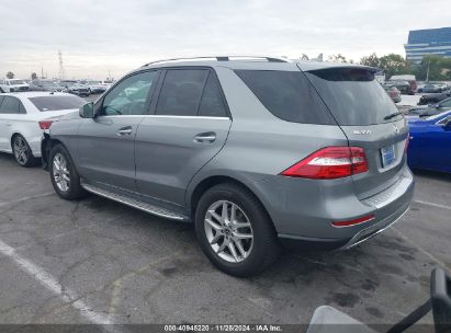 Lot #3051073782 2014 MERCEDES-BENZ ML 350 BLUETEC 4MATIC