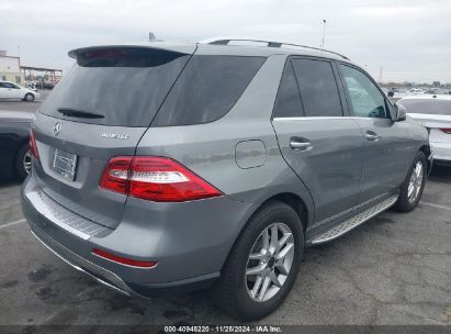 Lot #3051073782 2014 MERCEDES-BENZ ML 350 BLUETEC 4MATIC