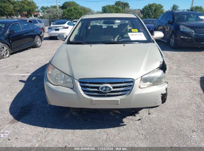 Lot #3034053315 2010 HYUNDAI ELANTRA GLS