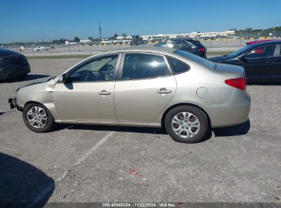 Lot #3034053315 2010 HYUNDAI ELANTRA GLS