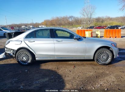 Lot #3056068406 2015 MERCEDES-BENZ C 300 4MATIC/LUXURY 4MATIC/SPORT 4MATIC