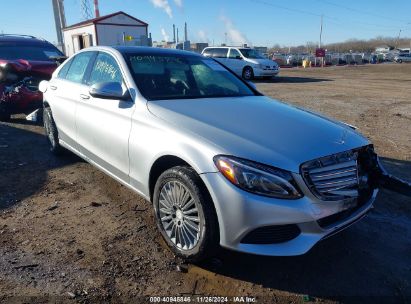 Lot #3056068406 2015 MERCEDES-BENZ C 300 4MATIC/LUXURY 4MATIC/SPORT 4MATIC