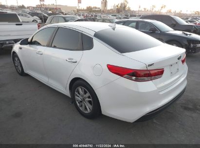 Lot #3035093276 2016 KIA OPTIMA LX