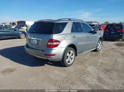 Lot #3035081780 2010 MERCEDES-BENZ ML 350 4MATIC