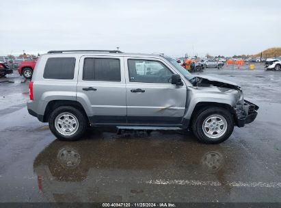 Lot #3035093230 2016 JEEP PATRIOT SPORT