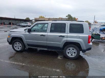 Lot #3035093230 2016 JEEP PATRIOT SPORT