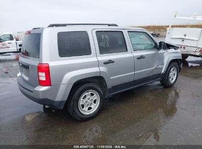 Lot #3035093230 2016 JEEP PATRIOT SPORT