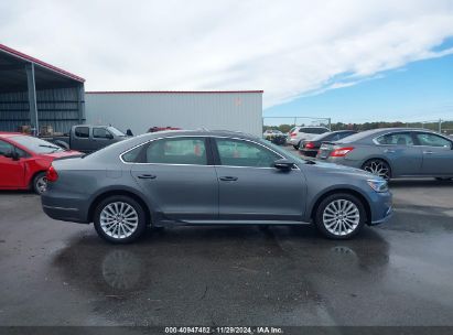 Lot #3034052719 2016 VOLKSWAGEN PASSAT 1.8T SE