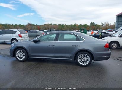 Lot #3034052719 2016 VOLKSWAGEN PASSAT 1.8T SE