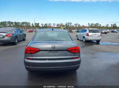 Lot #3034052719 2016 VOLKSWAGEN PASSAT 1.8T SE