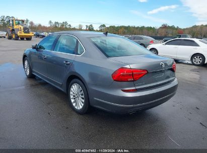 Lot #3034052719 2016 VOLKSWAGEN PASSAT 1.8T SE