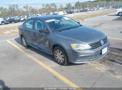 Lot #3034052690 2015 VOLKSWAGEN JETTA 2.0L S