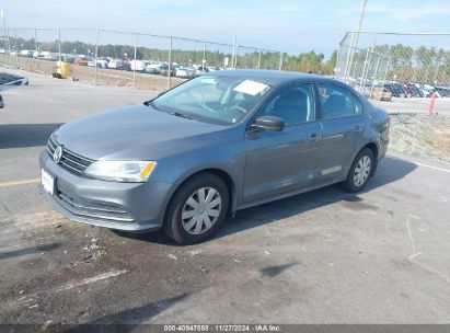 Lot #3034052690 2015 VOLKSWAGEN JETTA 2.0L S