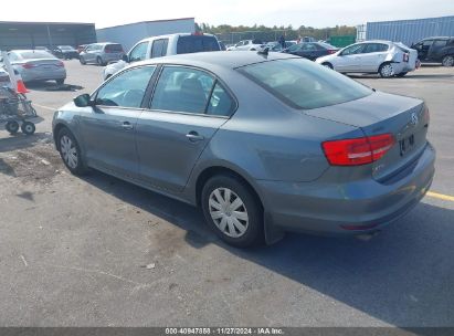 Lot #3034052690 2015 VOLKSWAGEN JETTA 2.0L S