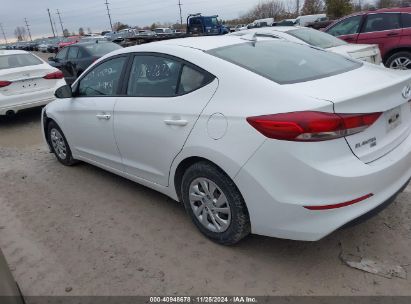 Lot #3034052588 2018 HYUNDAI ELANTRA SE