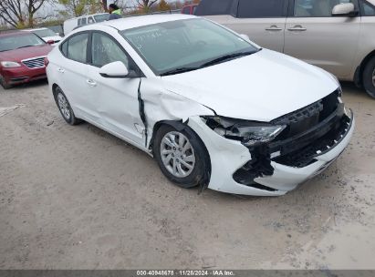 Lot #3034052588 2018 HYUNDAI ELANTRA SE