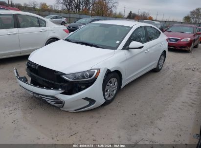 Lot #3034052588 2018 HYUNDAI ELANTRA SE