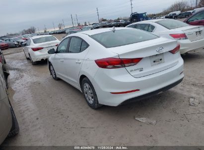 Lot #3034052588 2018 HYUNDAI ELANTRA SE