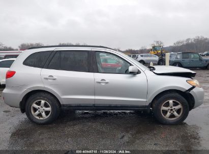 Lot #3053068593 2008 HYUNDAI SANTA FE GLS