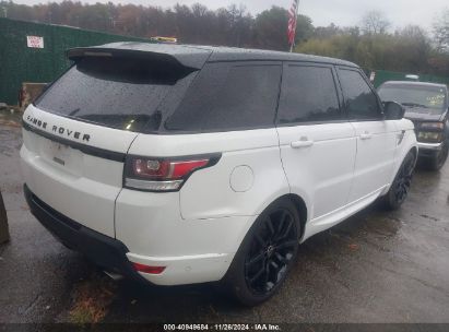 Lot #3037540273 2015 LAND ROVER RANGE ROVER SPORT 3.0L V6 SUPERCHARGED HSE