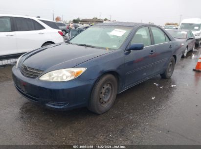 Lot #3035093197 2002 TOYOTA CAMRY LE