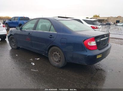 Lot #3035093197 2002 TOYOTA CAMRY LE