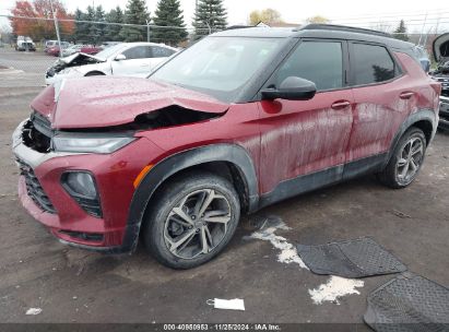 Lot #3050078813 2021 CHEVROLET TRAILBLAZER AWD RS