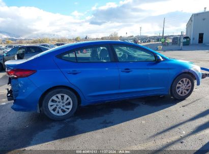 Lot #3035088969 2018 HYUNDAI ELANTRA SE