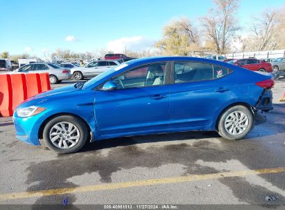 Lot #3035088969 2018 HYUNDAI ELANTRA SE