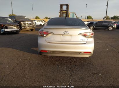 Lot #3037522437 2017 HYUNDAI SONATA HYBRID LIMITED