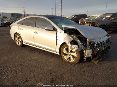 Lot #3037522437 2017 HYUNDAI SONATA HYBRID LIMITED