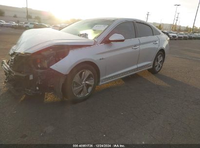 Lot #3037522437 2017 HYUNDAI SONATA HYBRID LIMITED