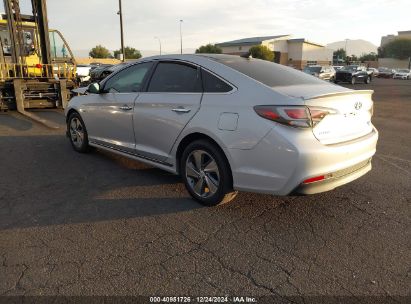 Lot #3037522437 2017 HYUNDAI SONATA HYBRID LIMITED