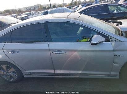 Lot #3037522437 2017 HYUNDAI SONATA HYBRID LIMITED