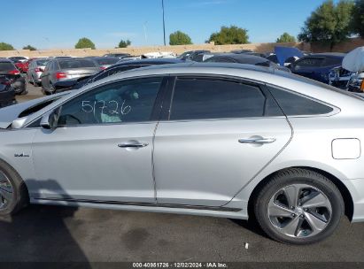 Lot #3037522437 2017 HYUNDAI SONATA HYBRID LIMITED